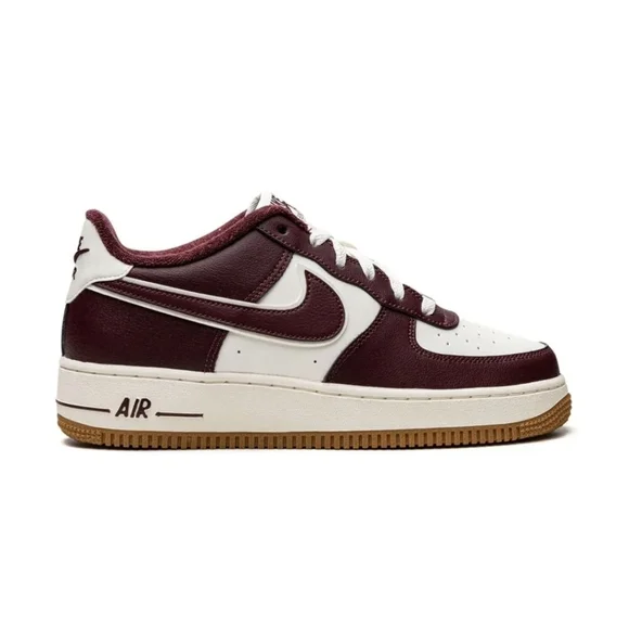 Nike Air Force 1 LV8 (GS) Sail/Night Maroon, 5.5/6 Youth, 7/7.5 Women's - Picture 2 of 16
